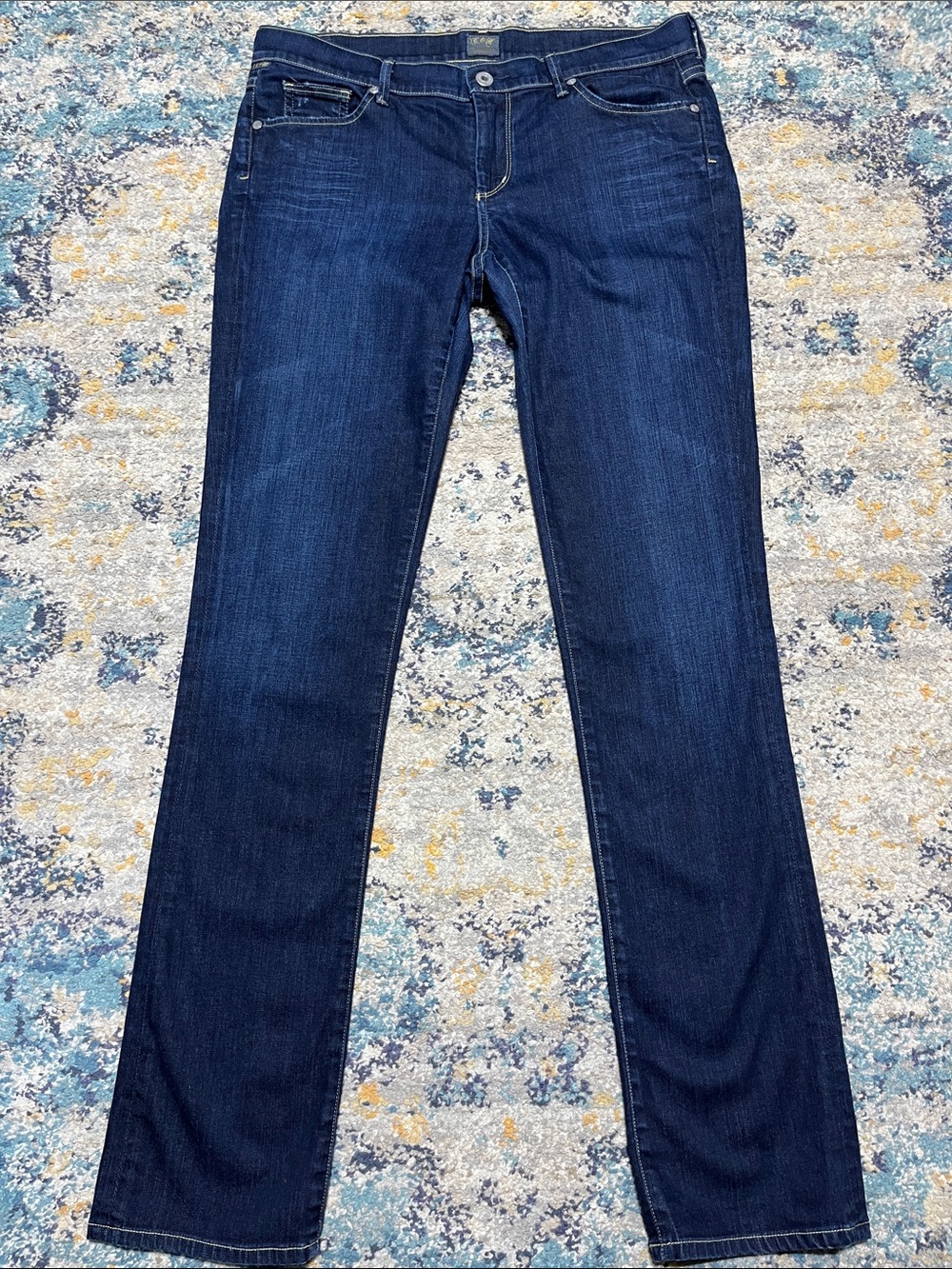Citizens Of Humanity Ava Low Rise Straight Leg Size 31